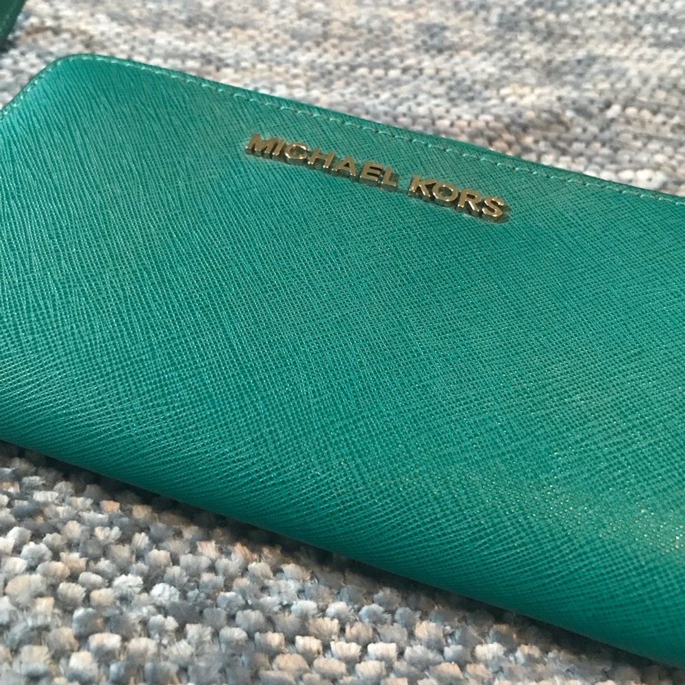 Michael Kors Teal Wallet